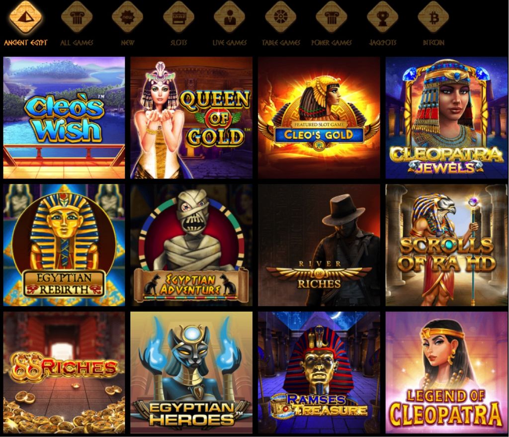 Juega a Cleopatra's Prize totalmente gratis en modo demo
